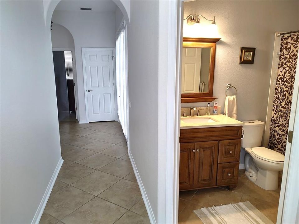 Hallway & Guest Bathroom