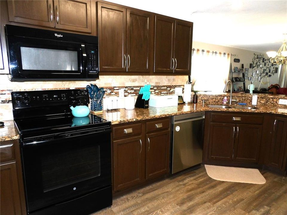 Large Kitchen Open To Dining Area