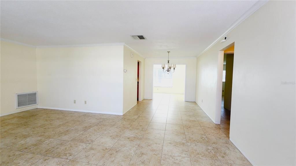 Living Room & Dining Room View