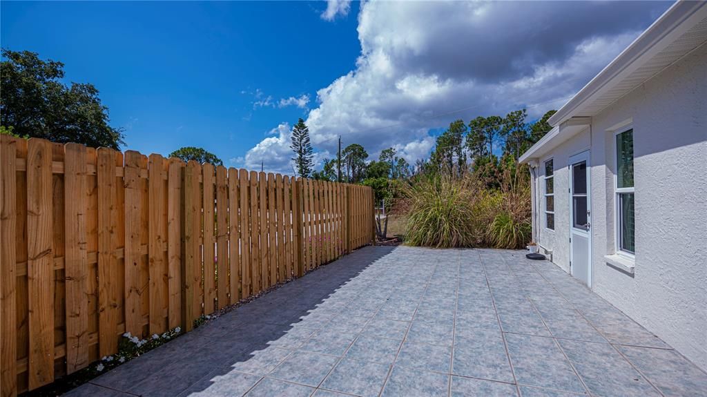 New privacy fence. Large, open patio ready for you to make memories!