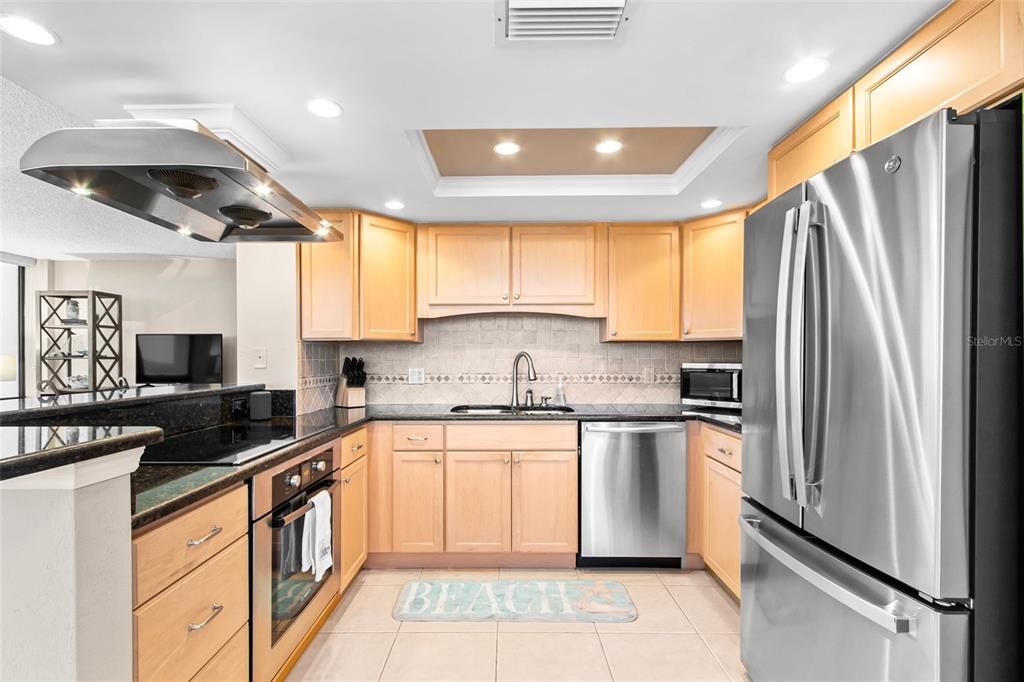 newer stainless steel appliances