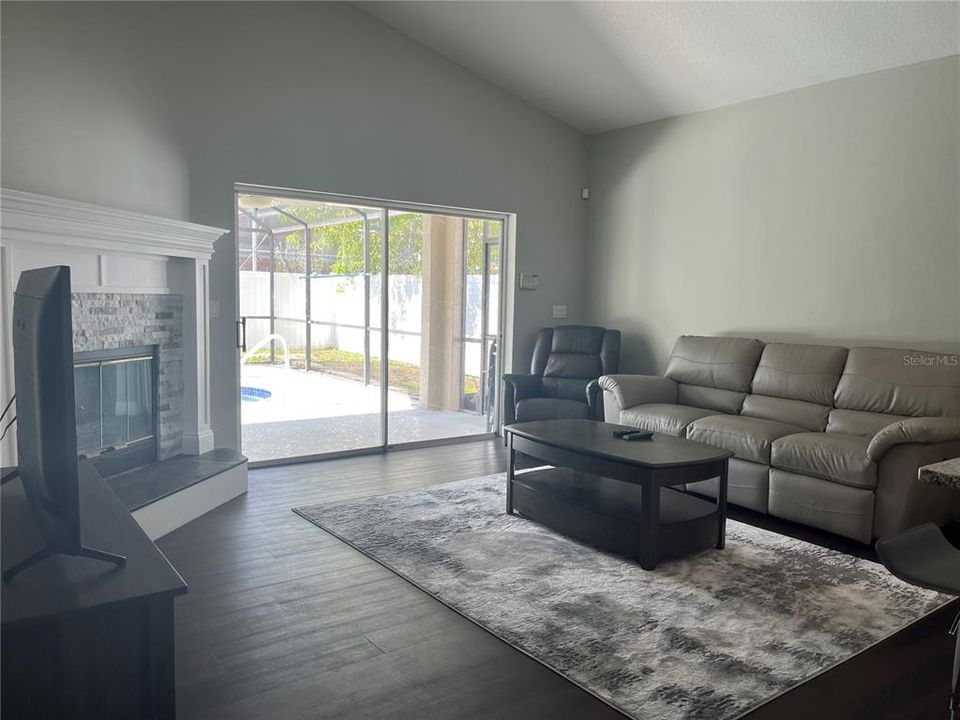 Family room with Fireplace