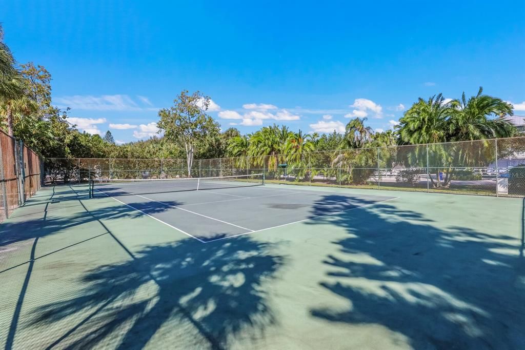 tennis courts