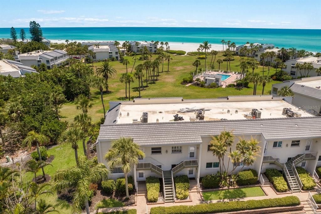 Pool and beach views from unit 22!