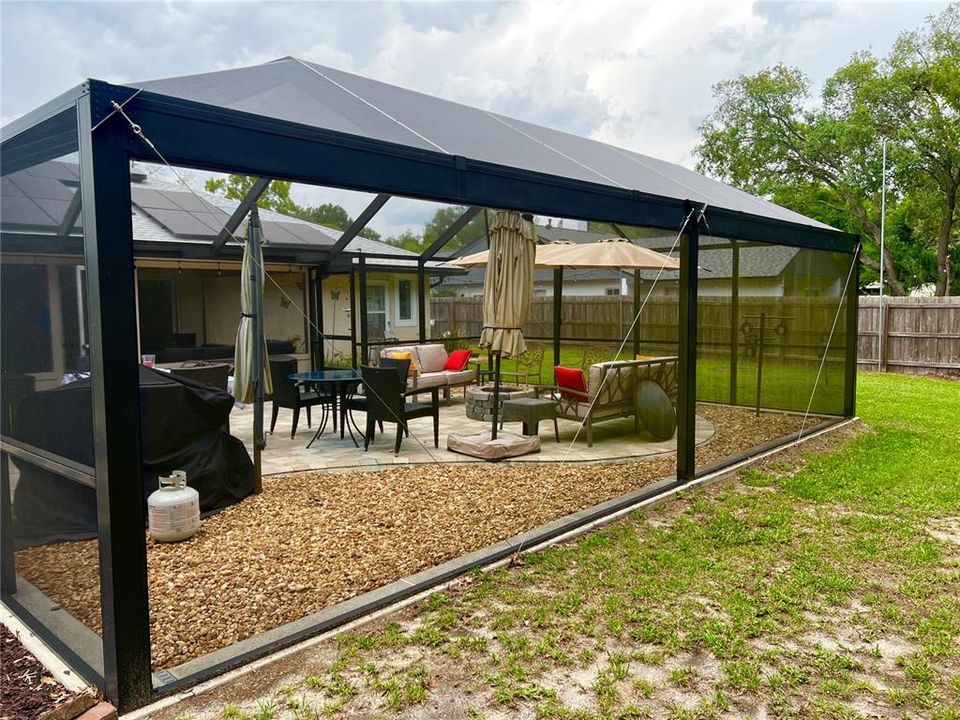 Screen-in patio