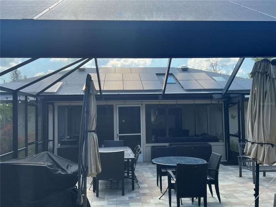 Screened-in patio