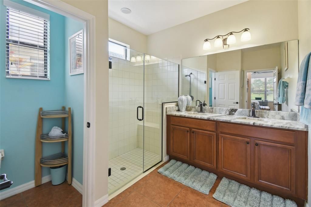 En-suite Bathroom with large shower