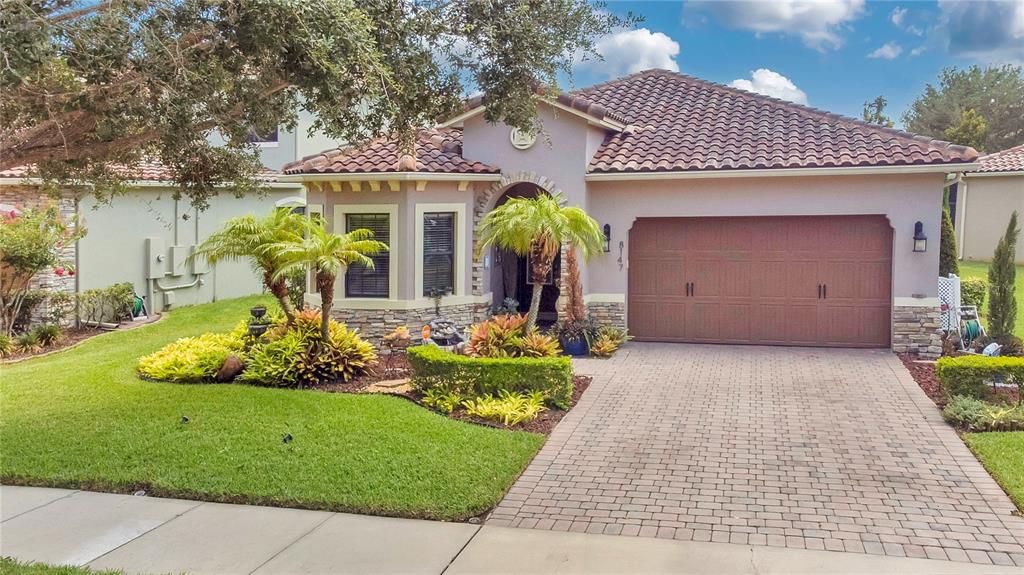 Paved driveway