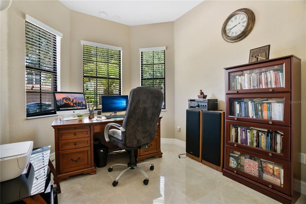 Bedroom/Office located in front portion of home.