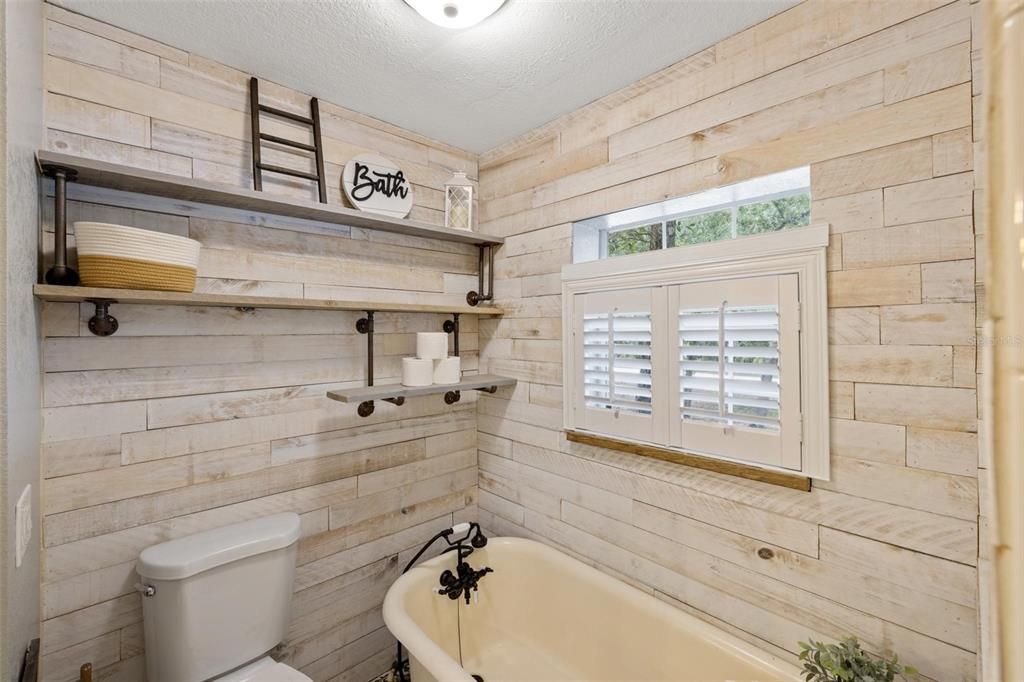 Renovated primary bathroom shower