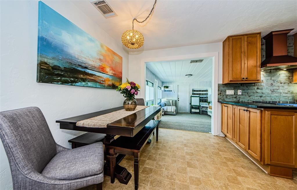 Dining Area next to Kitchen