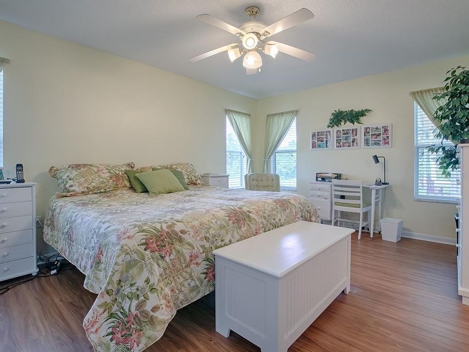 MORE BEAUTIFUL FLOORING IN THE MASTER BEDROOM