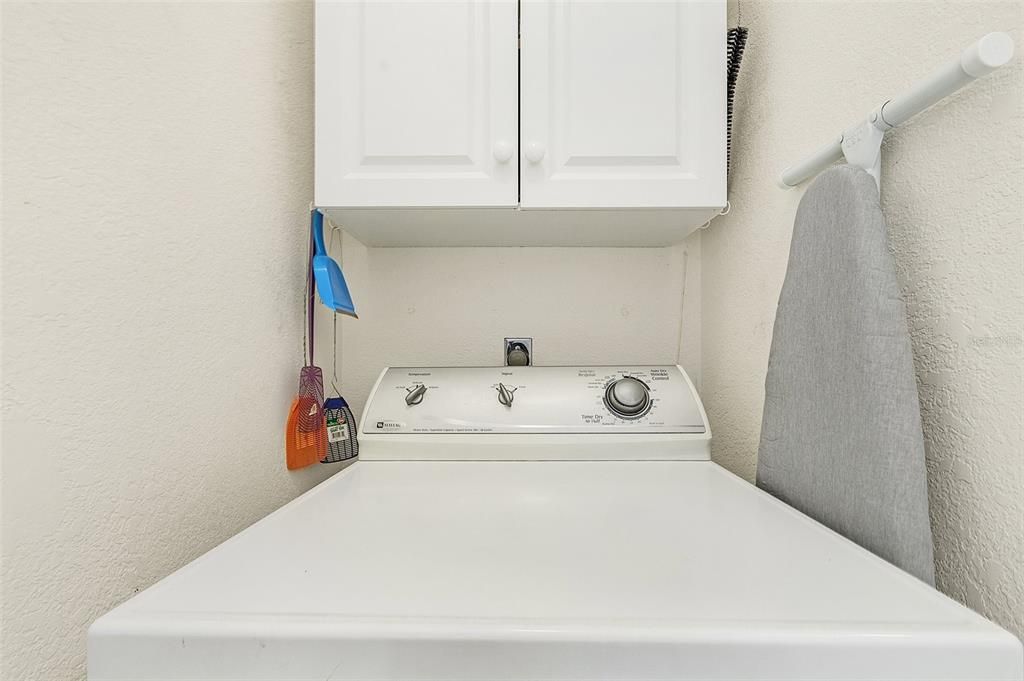 Laundry room off kitchen