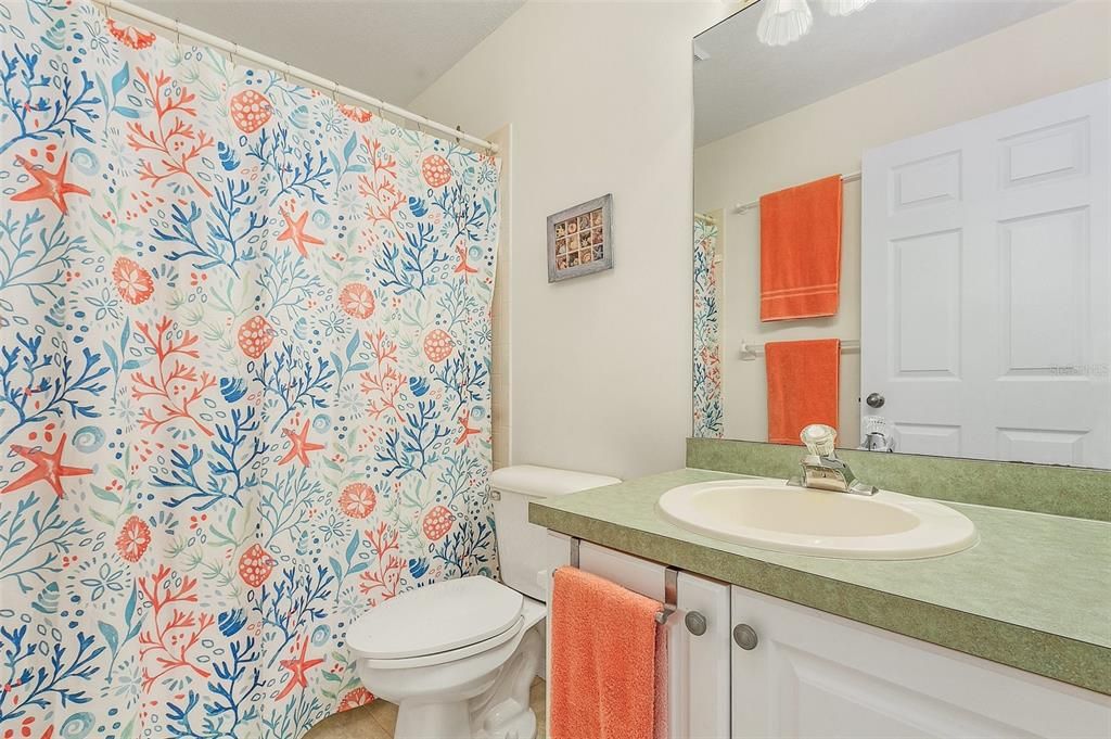 Guest Bathroom, Linen closet outside of bathroom