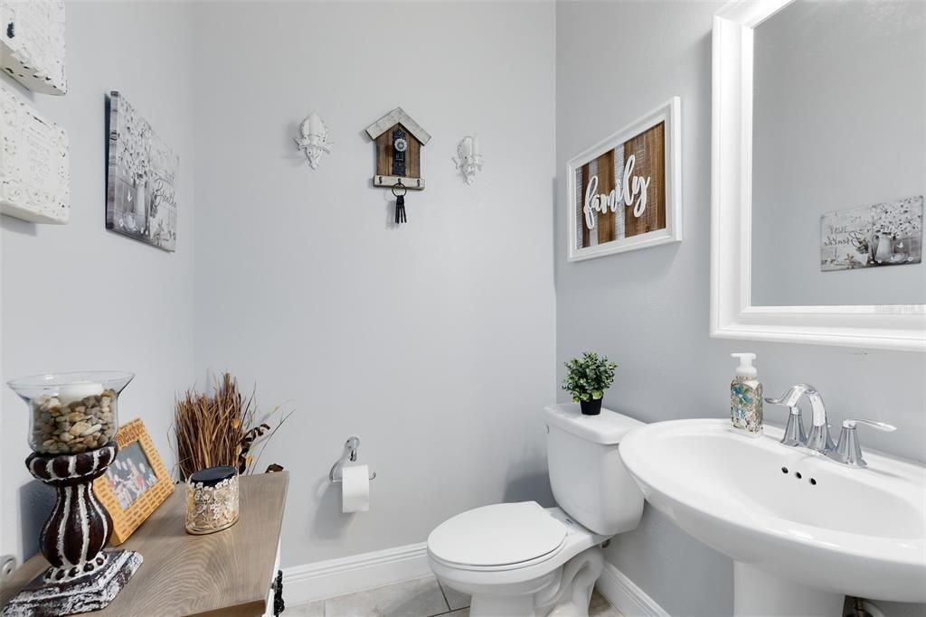 Guest Bathroom on the second floor