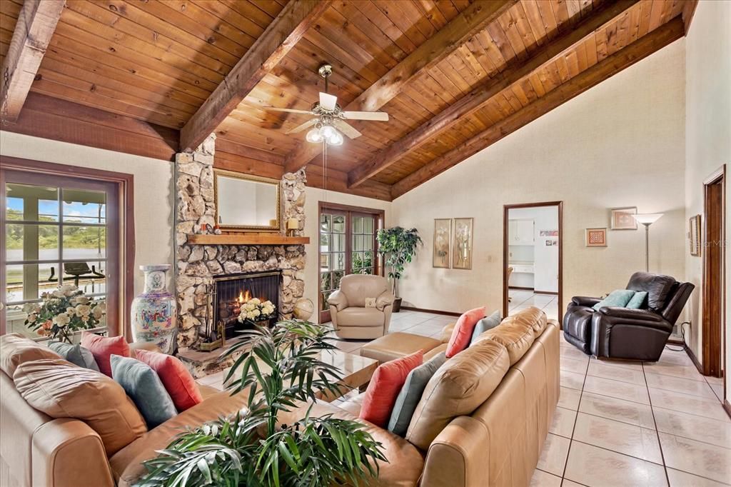 Family Room with Fireplace