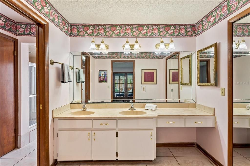 Primary Bath: Double Sink and Vanity