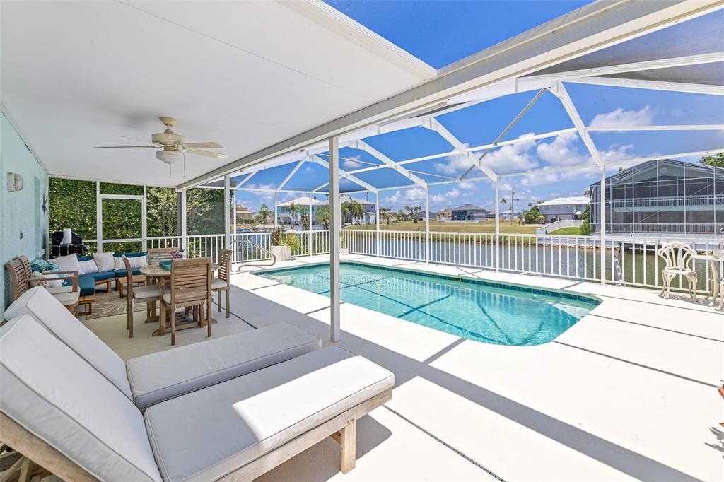 Pool with room to entertain and lounge.