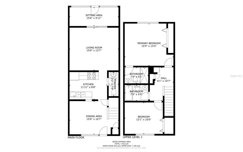 For Sale: $245,000 (2 beds, 2 baths, 1088 Square Feet)