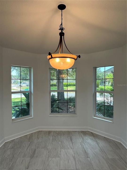 Eat-In Kitchen Area with Beautiful Windows -Blinds will be installed next week