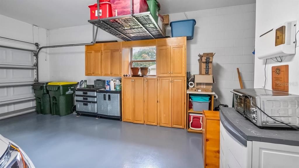 Garage with Cabinets