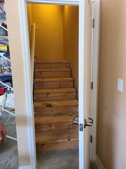 Stairs to attic