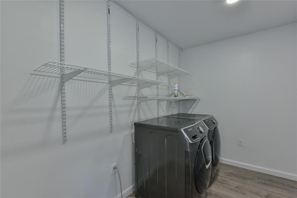 Triple sized laundry room!