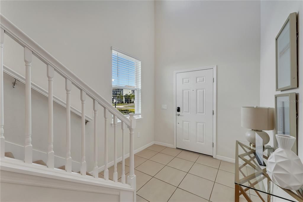 Foyer looking towards Front Door