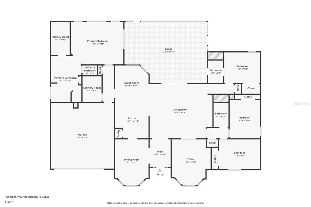 На продажу: $445,000 (4 спален, 3 ванн, 2422 Квадратных фут)