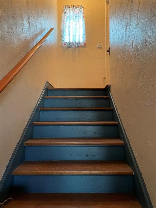 Stairs to apartment