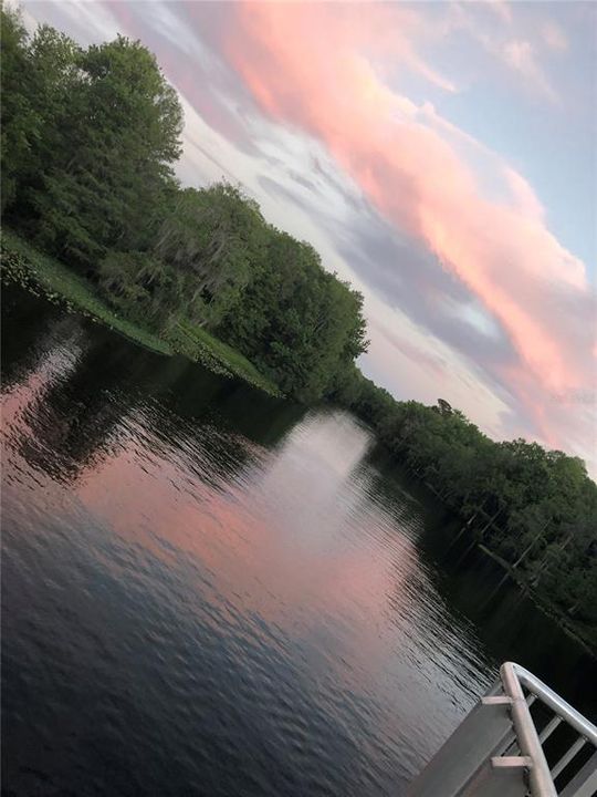 Sunset on River