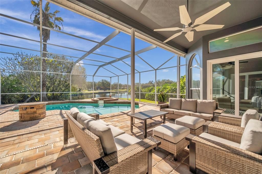 Stunning over 5000 total sq/ft home with 3 car garage, 4 bedrooms PLUS office, SOLAR, sauna, partly furnished, minutes from downtown St Pete in a gated community !!!!