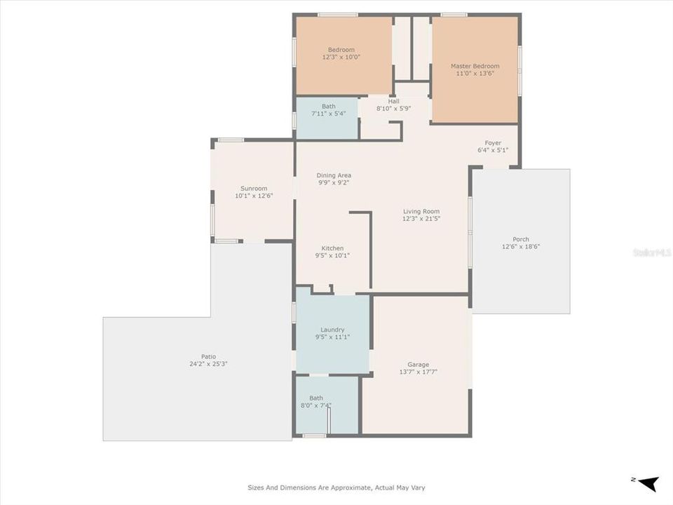 For Sale: $365,000 (2 beds, 2 baths, 1340 Square Feet)