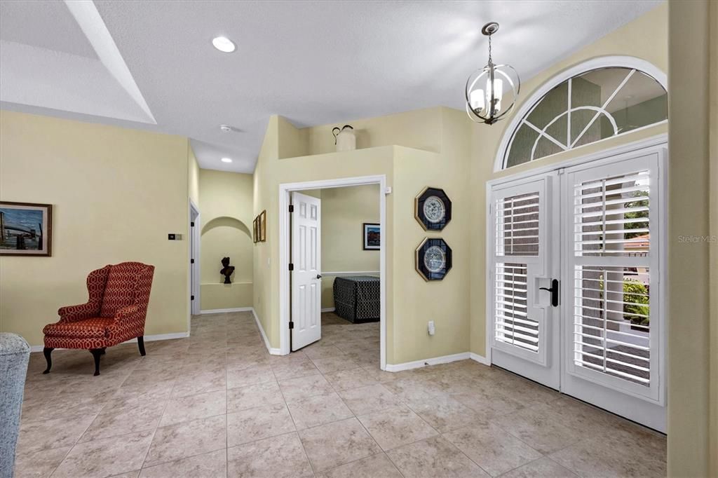 office, foyer, formal living room