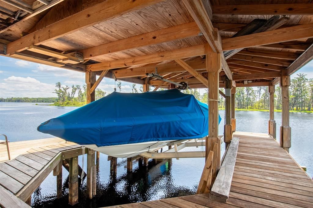 Boat Dock with Lift