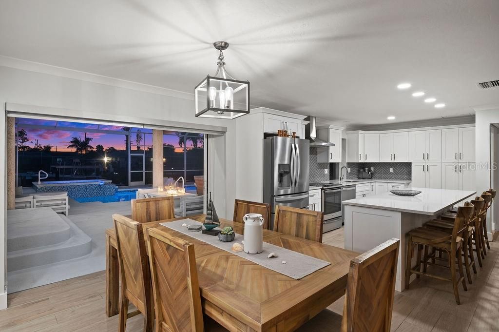 Dining Room in the Evening