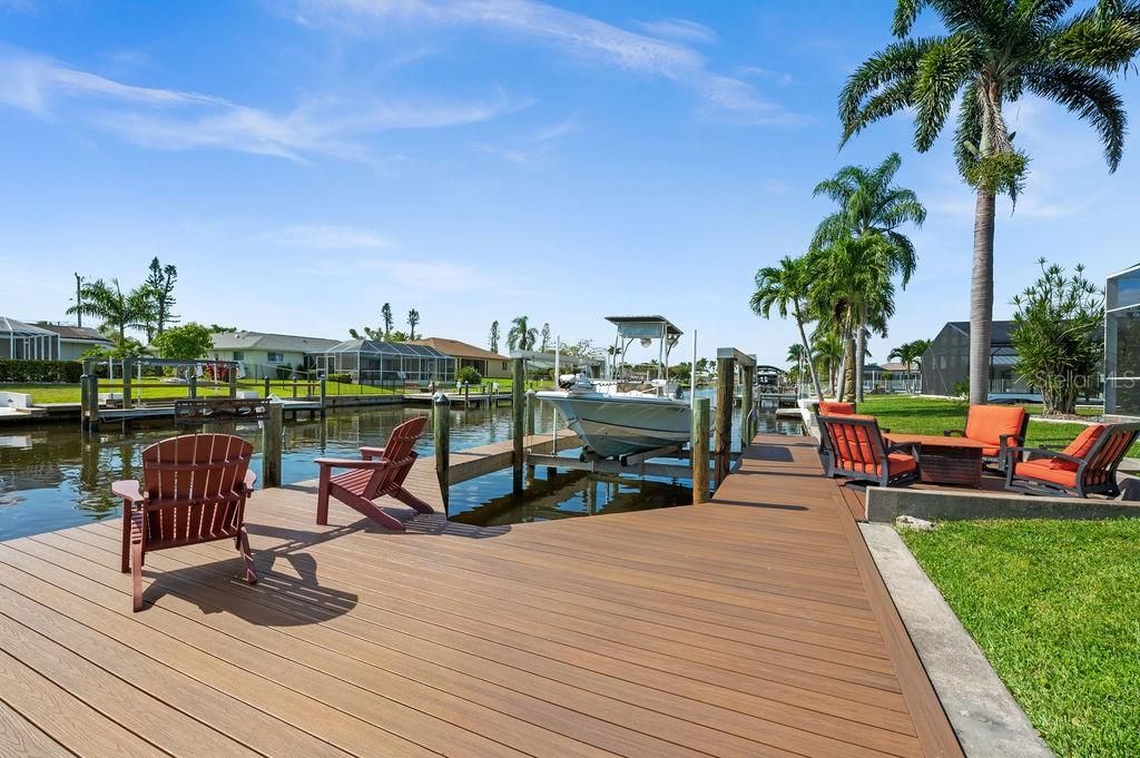 Dock and Lift on the Gulf Access Canal