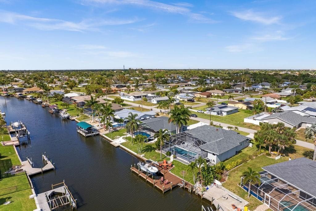 Gulf Access Canal from above