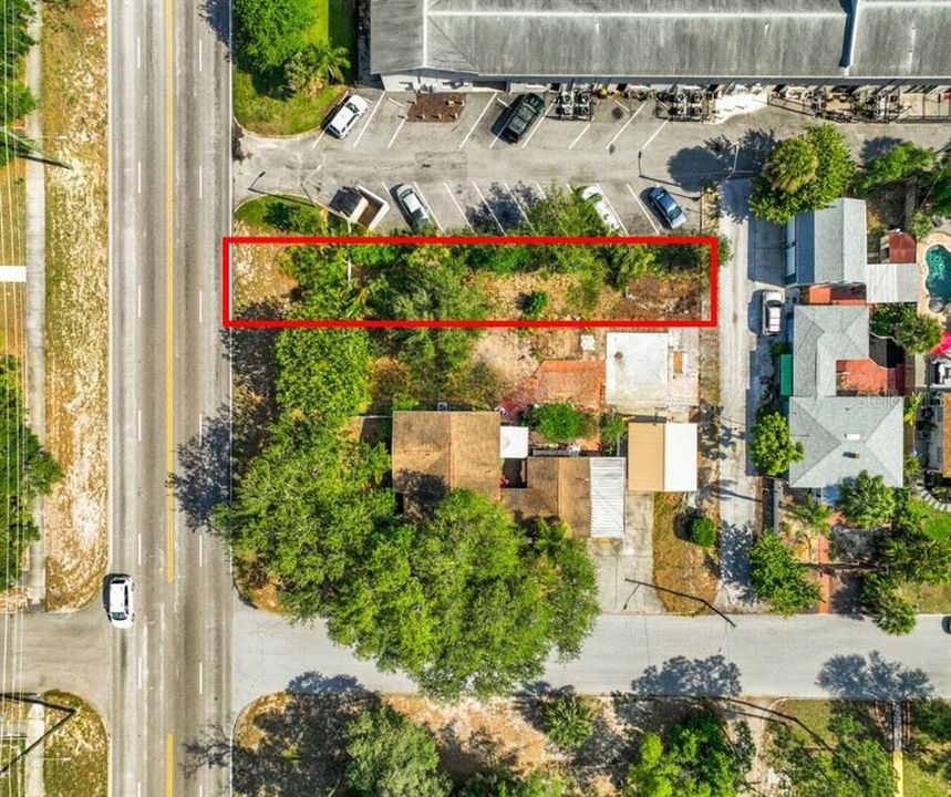 Top view of lot 14 25x126 - 2009 49TH ST N, SAINT PETERSBURG FL 33710