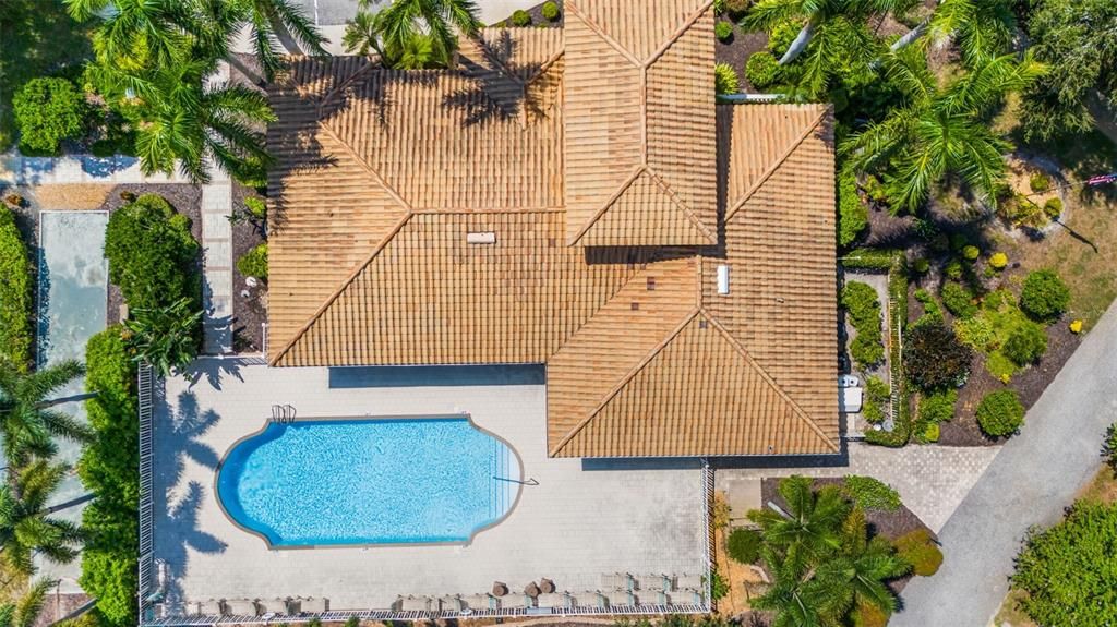 Overhead of clubhouse