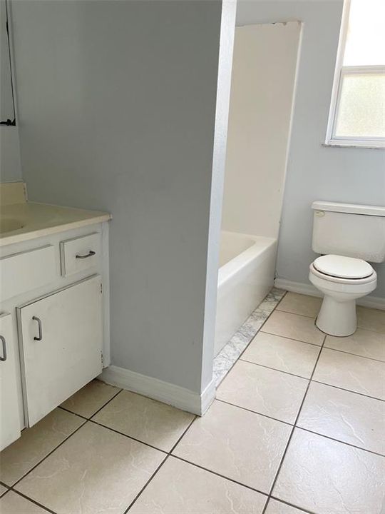 Guest Bathroom with Bath Tub