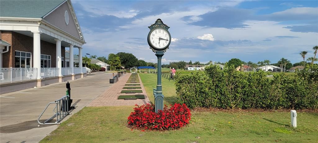 Driving range is just outside Clubhouse