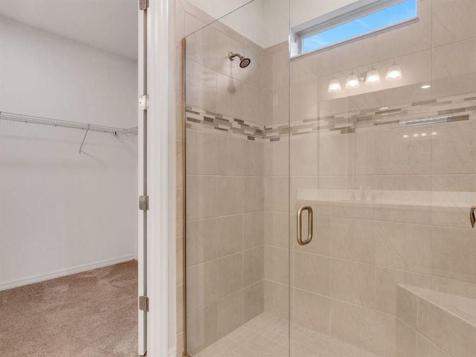 En suite Shower and Walk-in closet