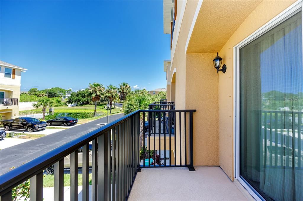 Balcony off the living room