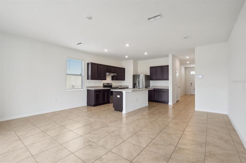 Dining Room & Kitchen view