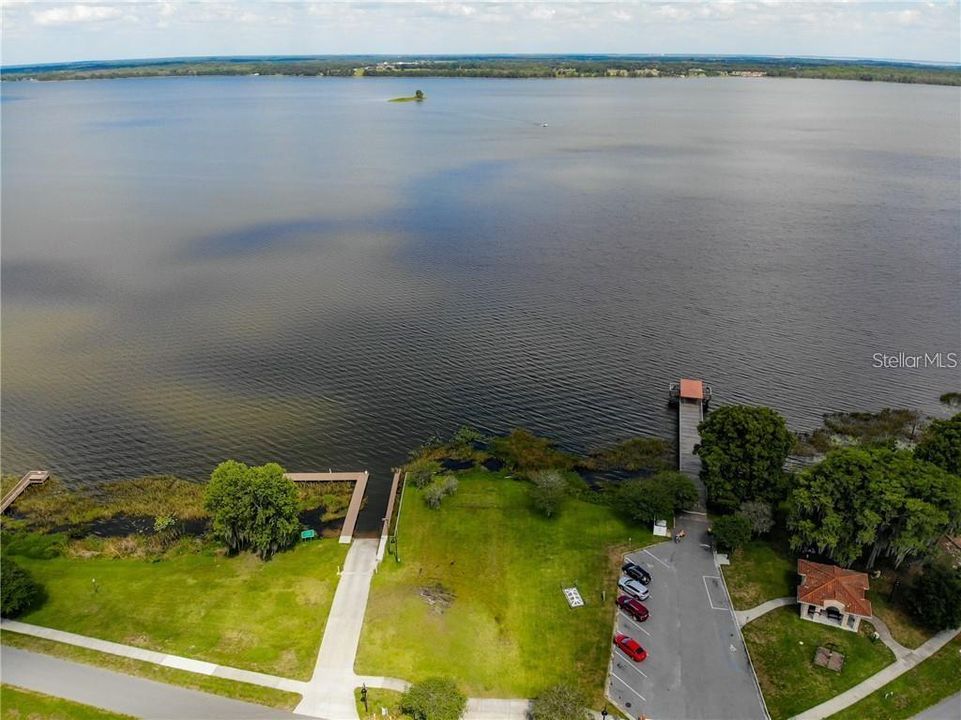 Aerial View of Pier & Boat Ramp