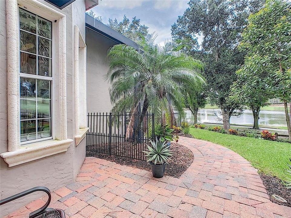 Courtyard View of Water