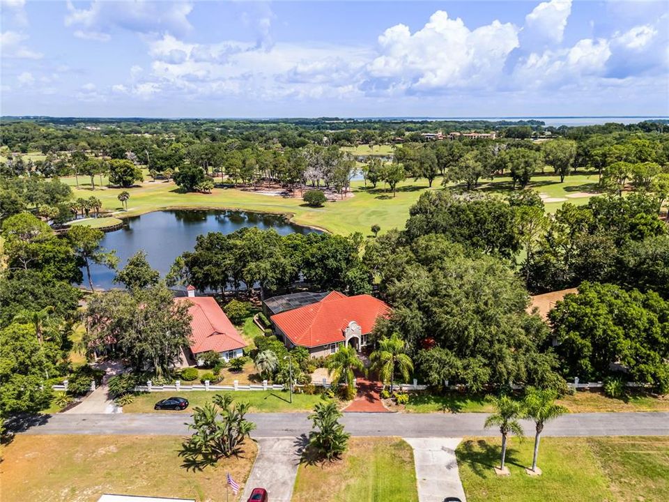 Aerial View from Front, Little Lake Harris in Background