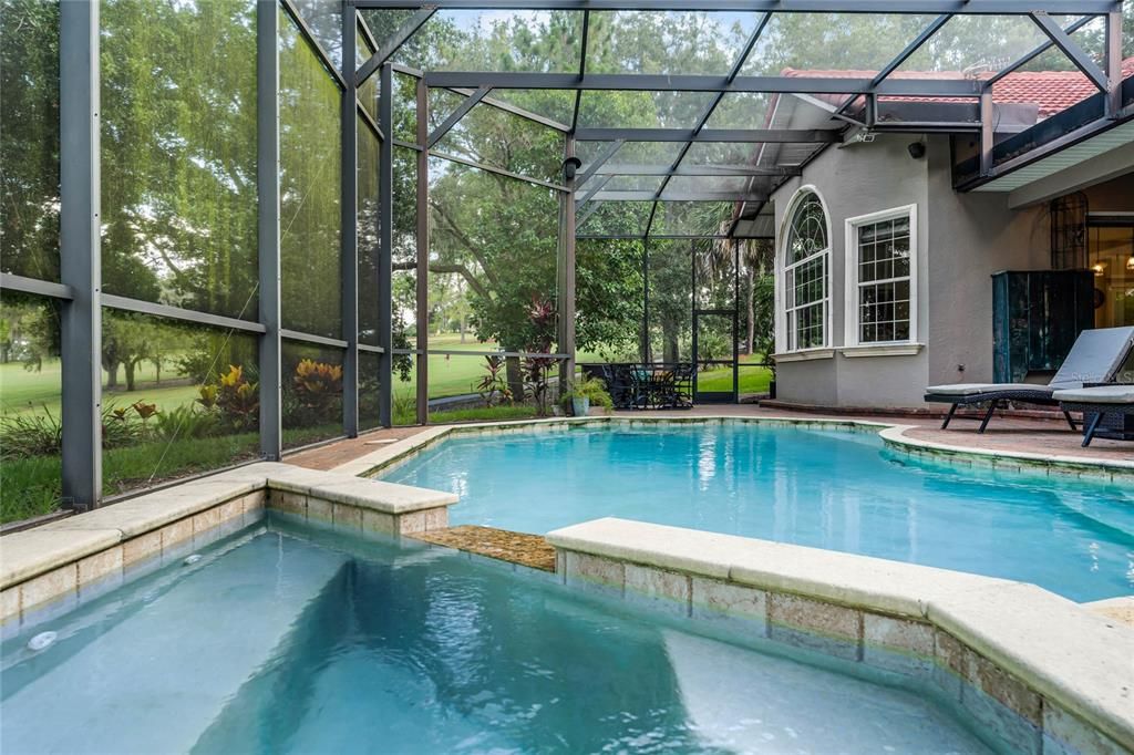 Spa View of Pool & Gorgeous Grounds