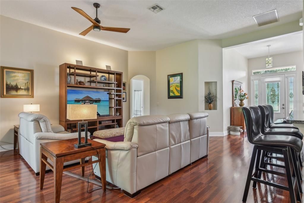 Living Room and Front Door View